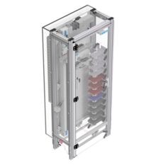 High bay rack for workpieces