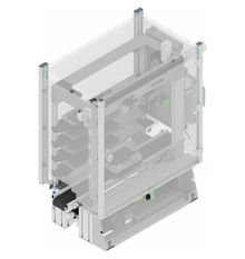 High bay rack for workpieces